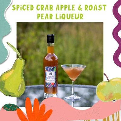 Spiced Crab Apple & Roast Pear Liqueur