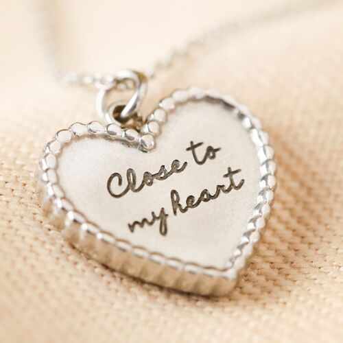 Close To My Heart Necklace in Stainless Steel