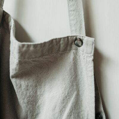 Leeff Apron Anna light grey