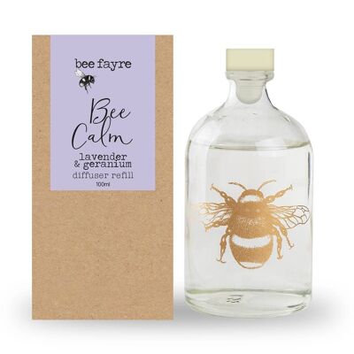 Bee Calm Lavender & Geranium Reed Diffuser Refill