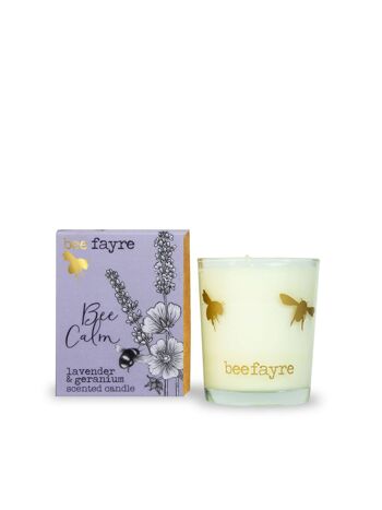Petite Bougie Parfumée Bee Calm Lavande & Géranium 1