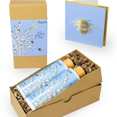 Set de regalo para el cuerpo y el baño Bee Free Bluebell