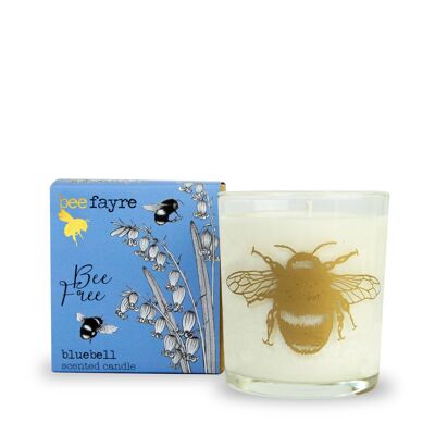 Vela aromática grande Bee Free Bluebell