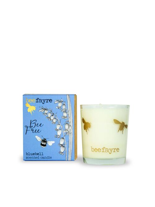 Bee Free Bluebell Small Scented Candle
