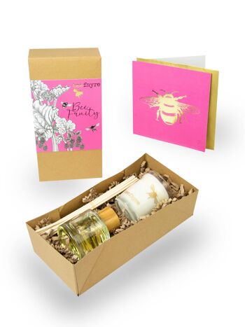 Coffret Cadeau Parfum d'Ambiance Bee Fruité Rhubarbe & Framboise