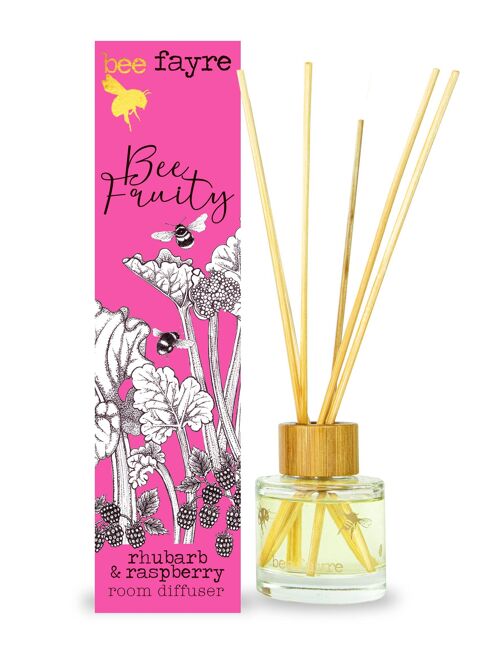 Bee Fruity Rhubarb & Raspberry Reed Diffuser