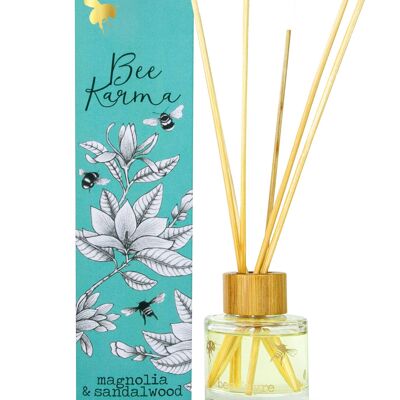 Bee Karma Magnolia & Sandalwood Reed Diffusor