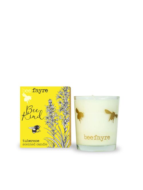 Bee Kind Tuberose Small Scented Candle