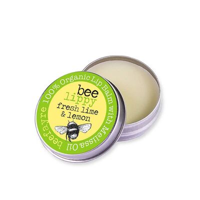 Bee Lippy Fresh Baume à Lèvres Citron Vert & Citron
