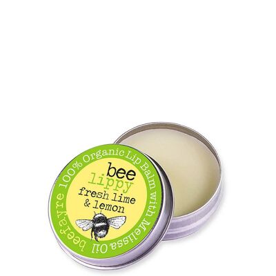 Bee Lippy Fresh Baume à Lèvres Citron Vert & Citron