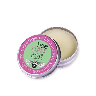 Bee Lippy Baume à Lèvres Mangue & Menthe