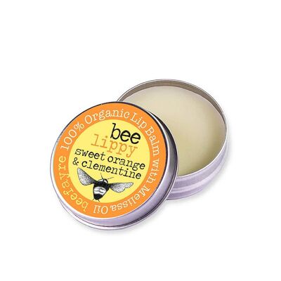 Bee Lippy Lippenbalsam mit süßer Orange und Clementine