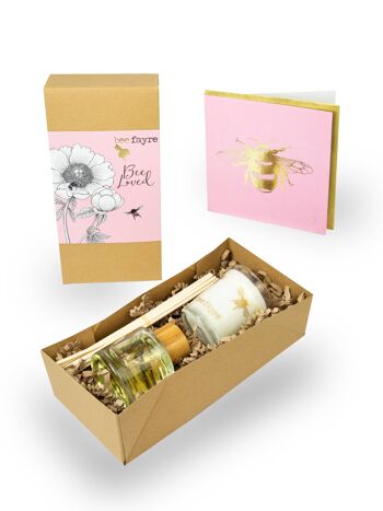 Coffret cadeau de parfum de maison Bee Loved Peony Rose