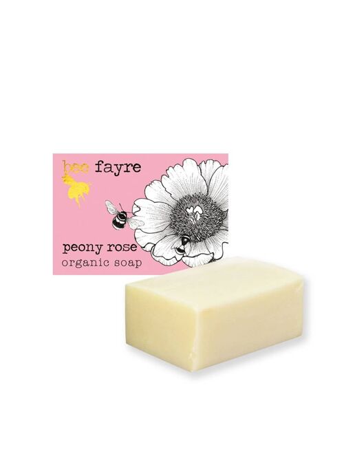 Bee Loved Peony Rose Organic Soap