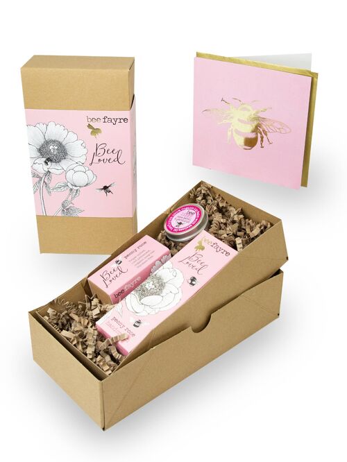 Bee Loved Peony Rose Pamper Gift Set