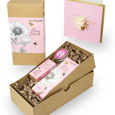Bee Loved Peony Rose Coccola Set Regalo