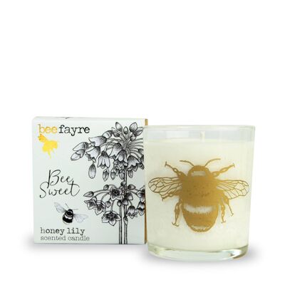 Bee Sweet Honey Lily Large Scented Candle