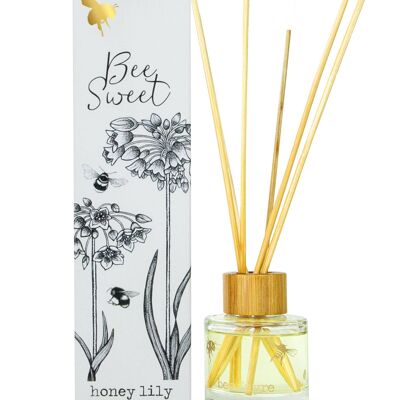 Difusor de caña de lirio de miel dulce de abeja