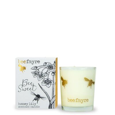 Bee Sweet Honey Lily Small Scented Candle