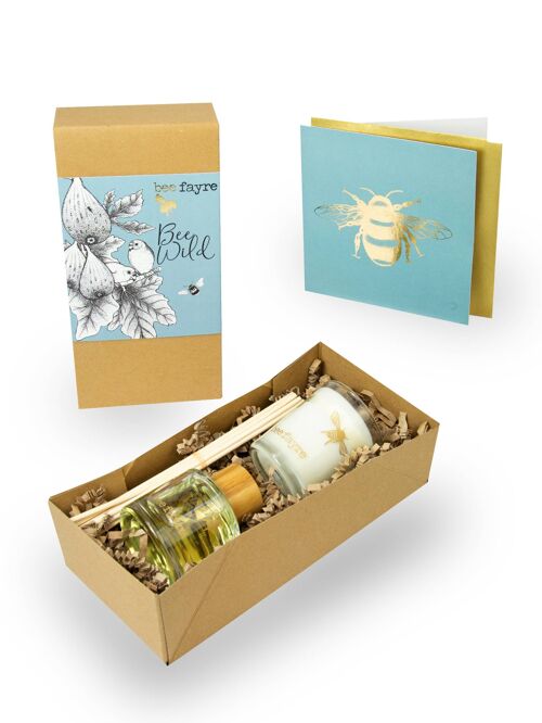 Bee Wild Wild Fig Home Fragrance Gift Set