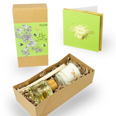 Juego de regalo de fragancia para el hogar Bee Zesty Lime Blossom