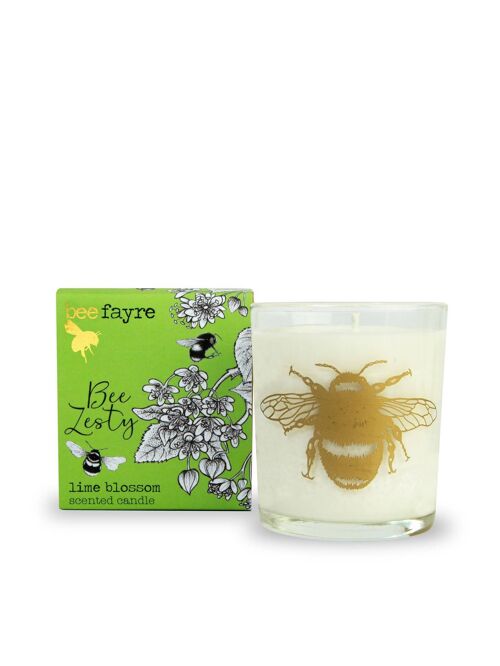 Bee Zesty Lime Blossom Large Scented Candle