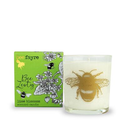 Vela aromática grande Bee Zesty Lime Blossom