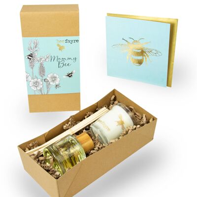 Coffret cadeau de parfum de maison Mummy Bee lavande et géranium