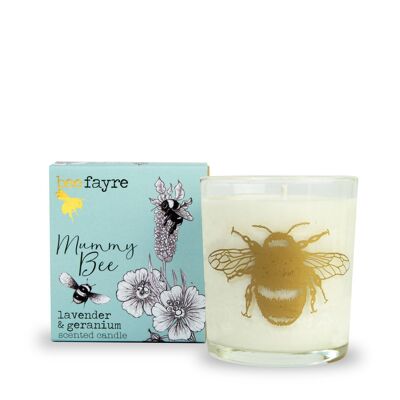 Mummy Bee Lavender & Geranium Large Scented Candle