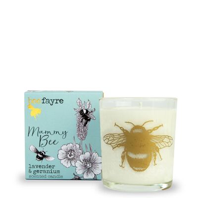 Mummy Bee Lavender & Geranium Large Scented Candle