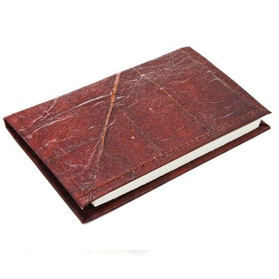 Real leaf notebook with a reusable cover