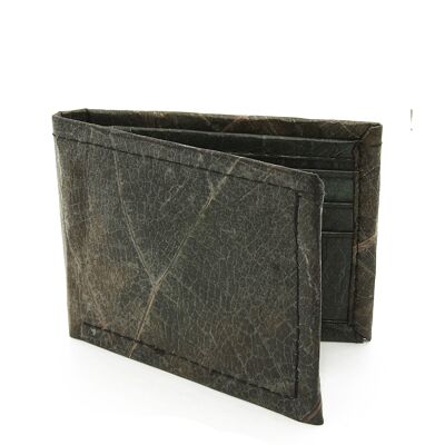 Wallet with coin pocket, small, unisex black