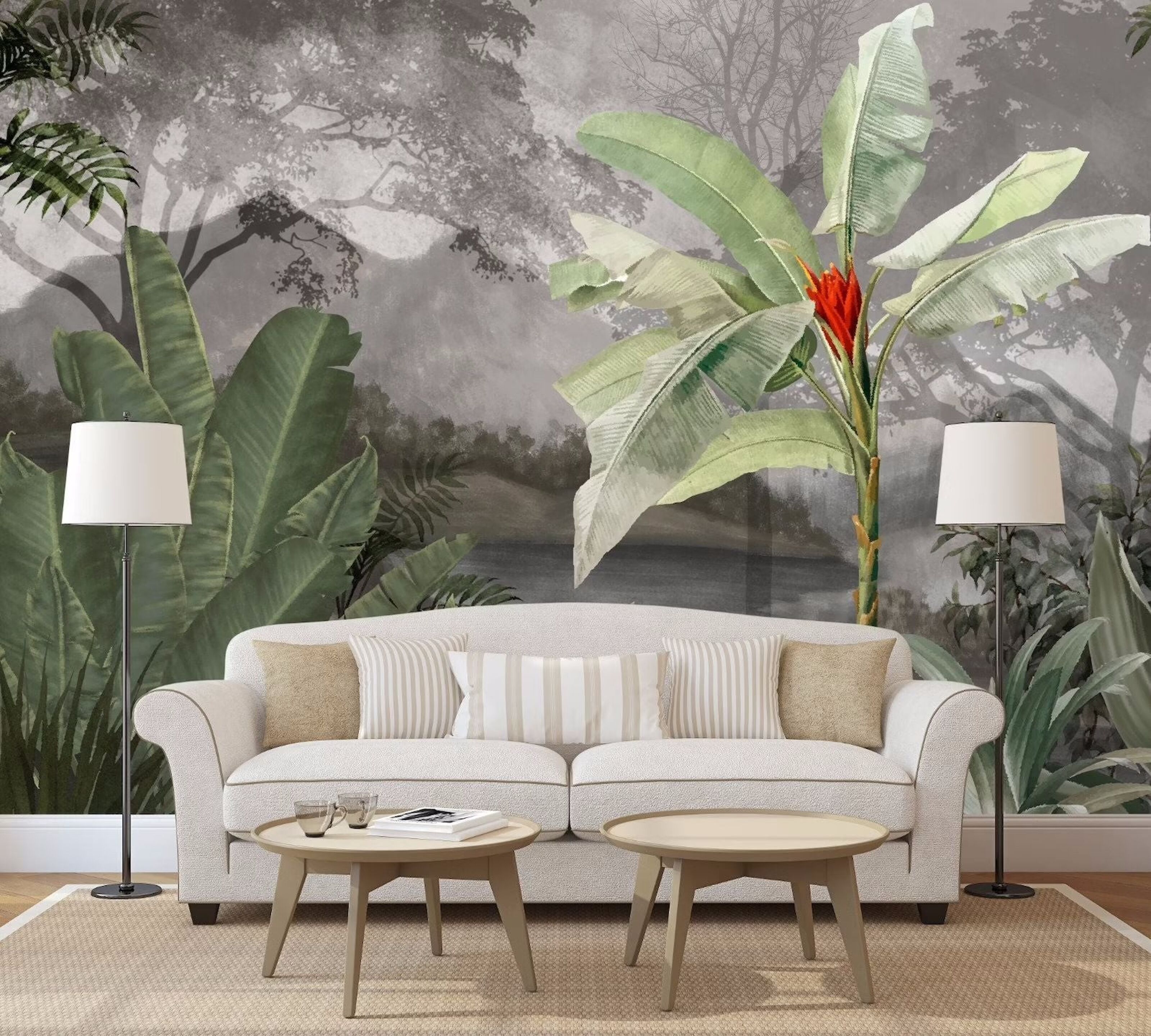 Papier peint Jungle & Tropical - Kam & Leon