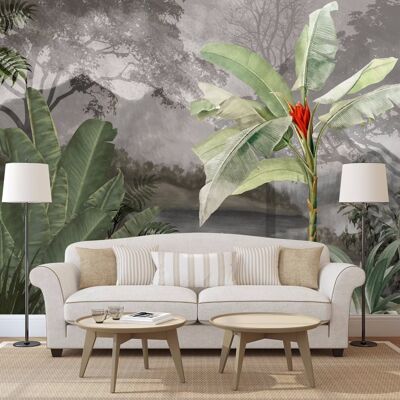Design mural tropical