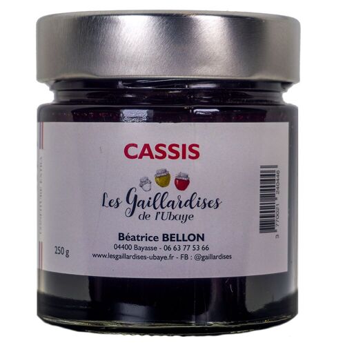 Pur Cassis : Confiture Authentique