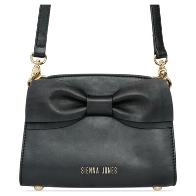 Princess Marina Mini Bow Bag - Raven Black