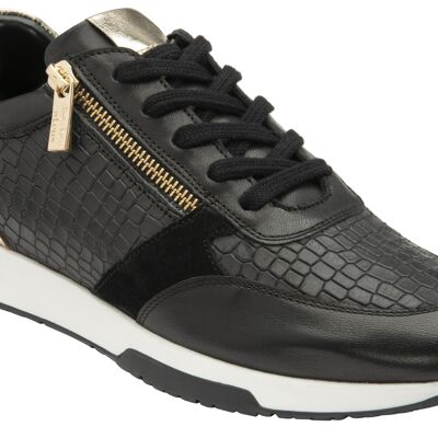 STOCKHOLM - Black/Croc Leather - Mod. 1