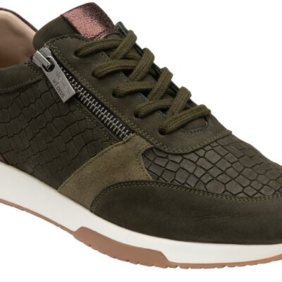 STOCKHOLM -  Khaki/Croc Leather - Mod. 1