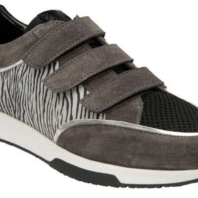 SALVADOR -  Grey/Zebra Leather - Mod. 1