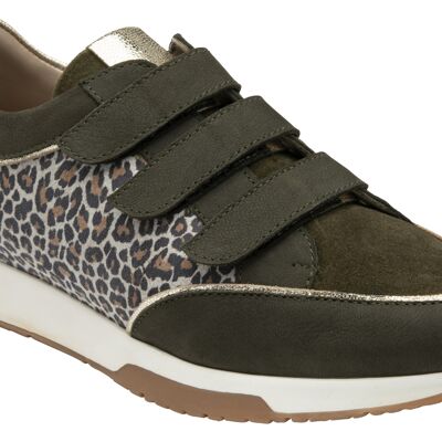 SALVADOR - Pelle Kaki/Leopardo - Mod. 2