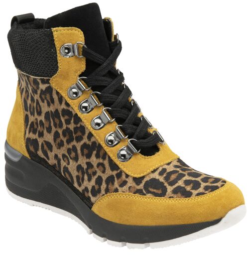 SANTOS - Yellow/Leopard Leather - Mod. 1