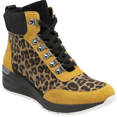 SANTOS - Yellow/Leopard Leather - Mod. 2