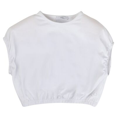 SHORT JUNIOR WHITE SWEATER