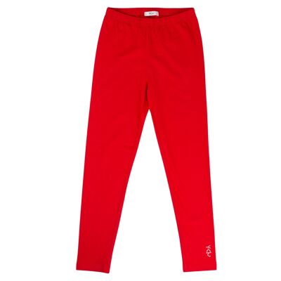 JUNIOR RED BASIC LEGGINGS