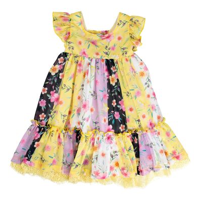 BABY FANTASIA DRESS - floral pattern