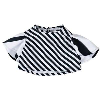 TOP BABY WHITE / BLACK