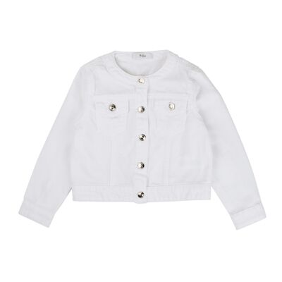 WHITE BABY JACKET