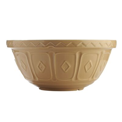 CANE mixing bowl, beige, diameter: 33 cm