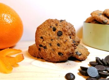 Biscuit anti-gaspi & inclusif CHOCOLAT-ORANGE format EMBALLE (Paquet de 150g) 3