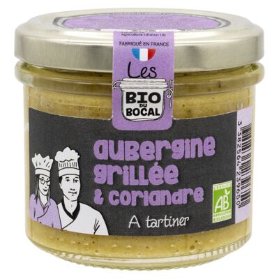 Tartinable d'aubergine grillée à la coriandre Bio 90g